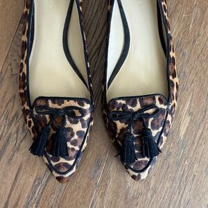 Ann Taylor Leopard Print Flats